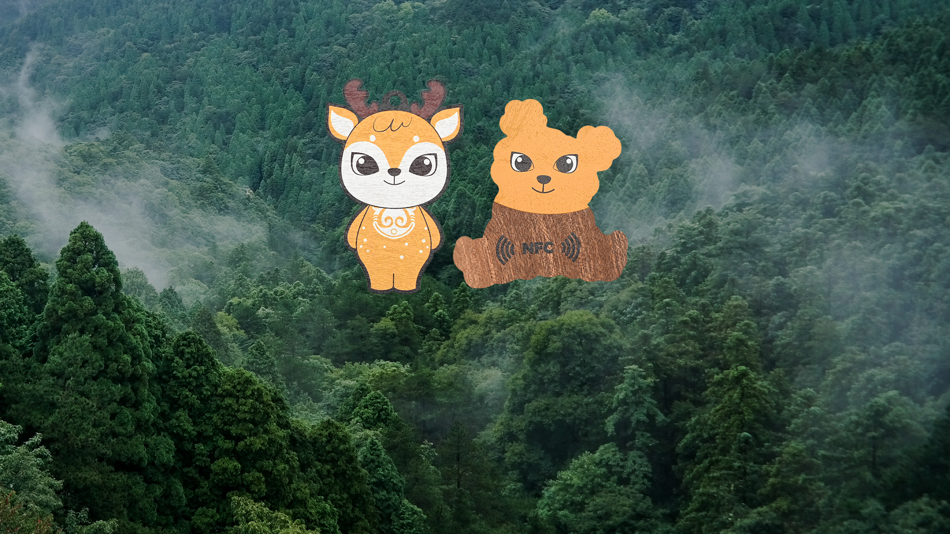 Ggpoker官网集团RFID智能木卡工厂专业定造NFC幼熊木卡幼鹿木卡RFID非标木卡源头厂家